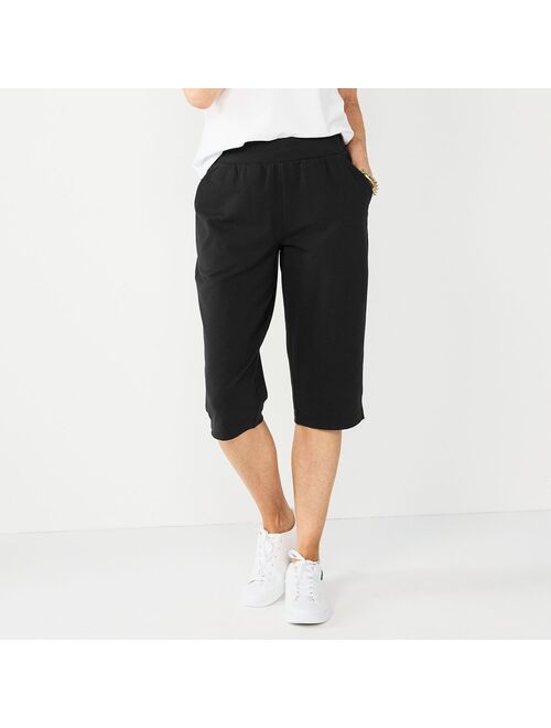 Women's Croft & Barrow Knit Capri Pants