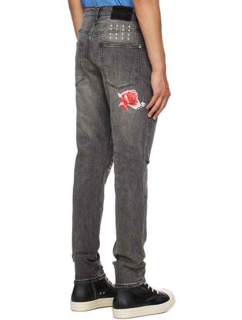 KSUBI Gray Wolfgang Rose Garden Jeans