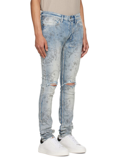 KSUBI Blue Van Winkle Unearthly Jeans