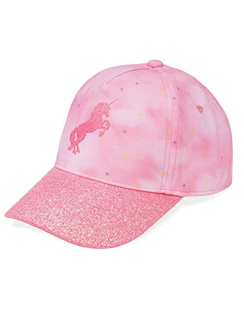 accsa Girls Baseball Hat Tie-Dye Unicorn Hats for Girls Adjustable Kids Baseball Cap