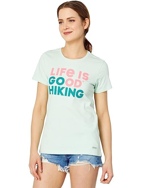 Life is Good Go Hiking Short Sleeve Crusher Tee