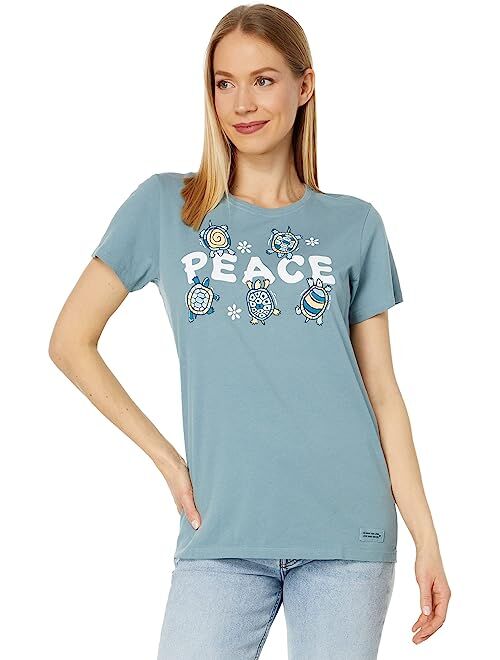 Life is Good Peace Turtles Short Sleeve Crusher-Lite Tee