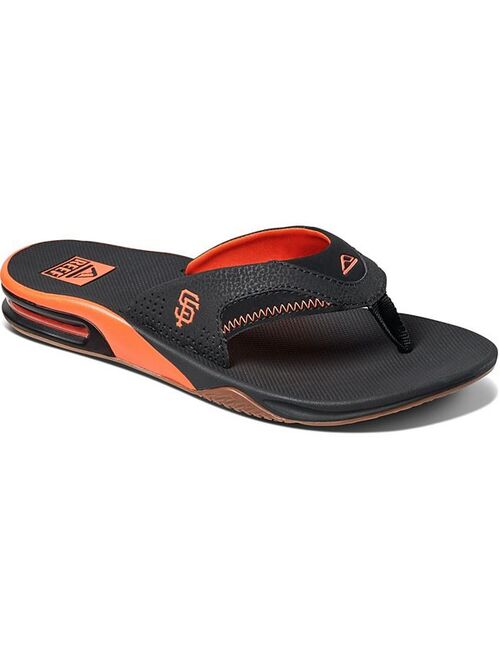 unbranded Men's REEF San Francisco Giants Fanning Bottle Opener Sandals