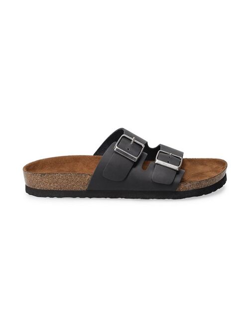 Sonoma Goods For Life Raymond 02 Men's Leather Slide Sandals