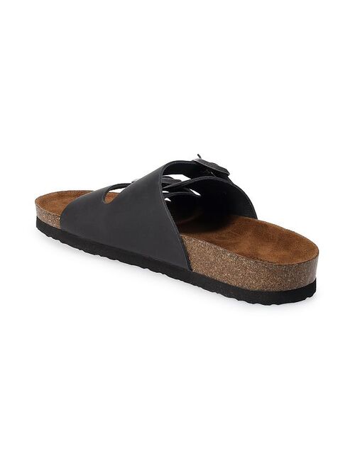 Sonoma Goods For Life Raymond 02 Men's Leather Slide Sandals