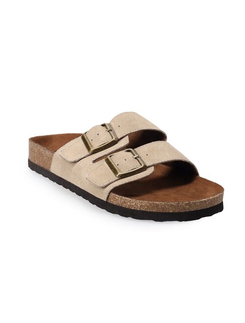 Sonoma Goods For Life Raymond 02 Men's Leather Slide Sandals