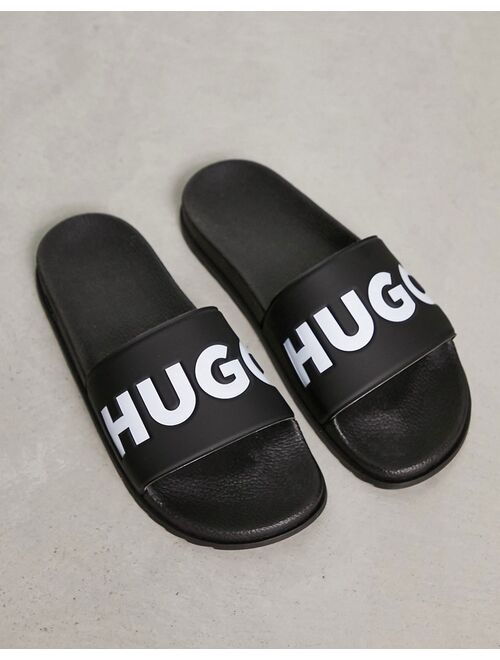 HUGO Match It logo sliders in black