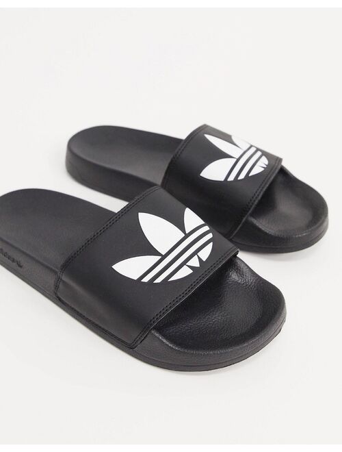 adidas Originals adilette Lite sliders in black