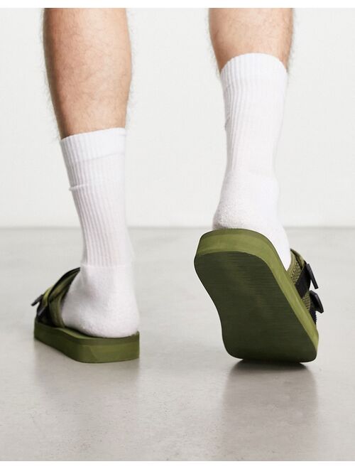 Public Desire Man Odie velcro slides in olive