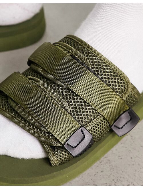 Public Desire Man Odie velcro slides in olive