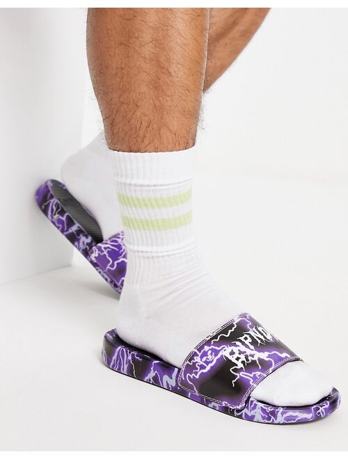 Rip N Dip RIPNDIP nikola slides in purple