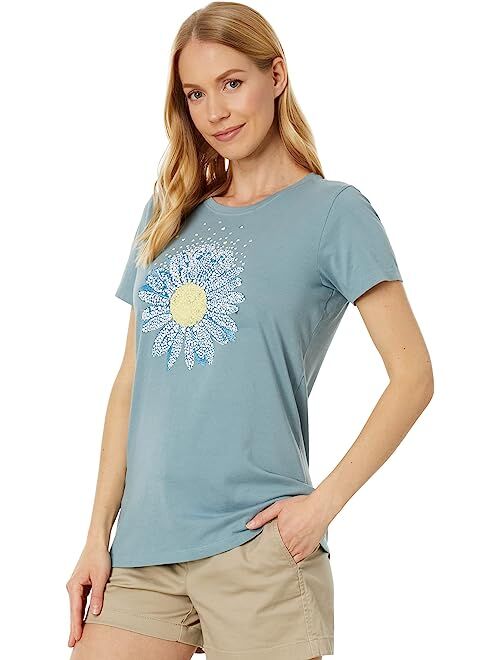 Life is Good Flower of Hearts Short Sleeve Crusher Tee