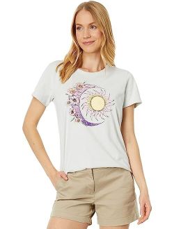 Life is Good Moon Flower Short Sleeve Crusher Tee