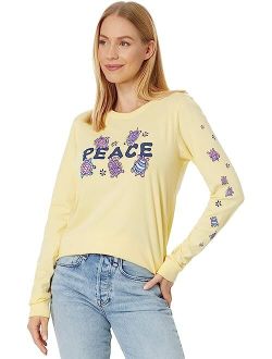 Life is Good Peace Turtles Long Sleeve Crusher-Lite Tee