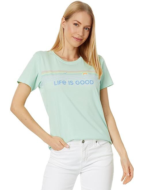 Life is Good Morning Oceanview Short Sleeve Crusher-Lite Tee