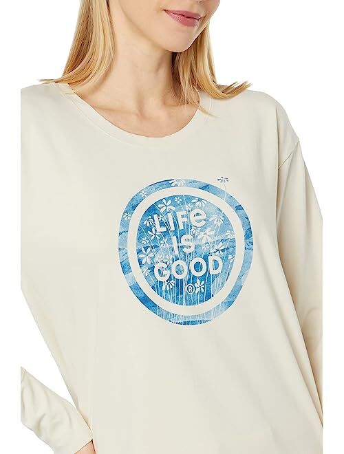 Life is Good Fine Daisy Coin Crusher-Flex Tunic