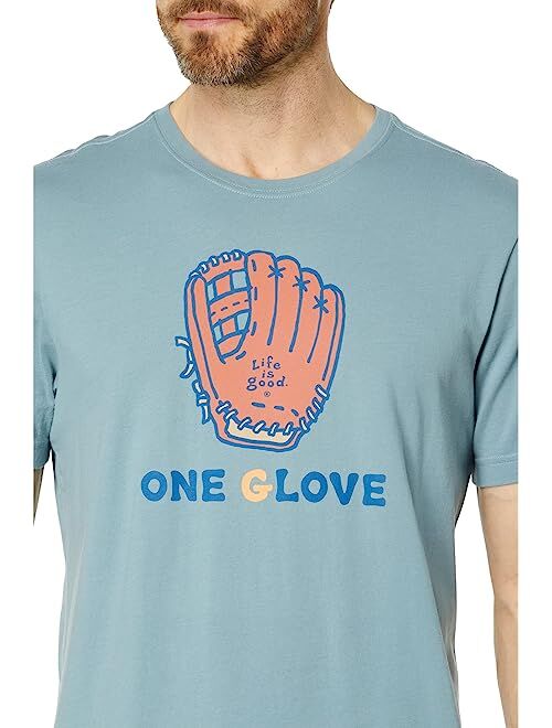 Life is Good One Glove Short Sleeve Crusher-Lite Tee