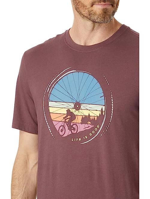 Life is Good Downhill Short Sleeve Crusher-Lite Tee