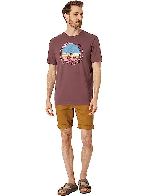 Life is Good Downhill Short Sleeve Crusher-Lite Tee