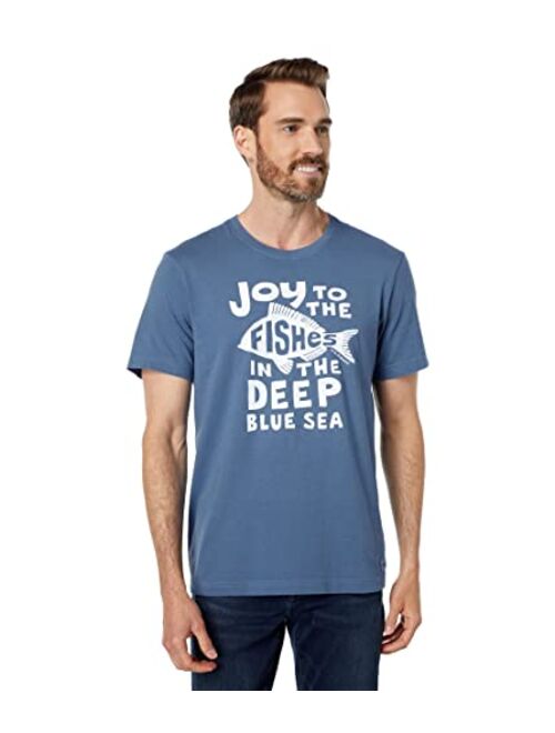 Life is Good Joy To The Fishes Crusher Tee