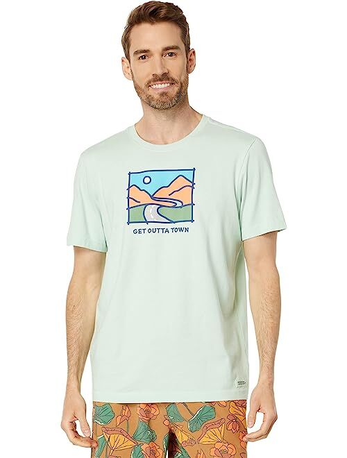 Life is Good Get Outta Town Vista Crusher Tee