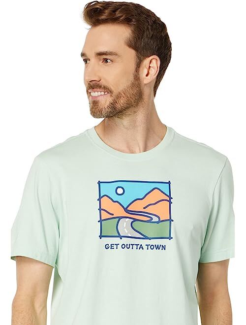 Life is Good Get Outta Town Vista Crusher Tee