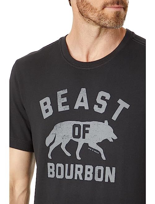 Life is Good Beast Of Bourbon Short Sleeve Crusher Tee