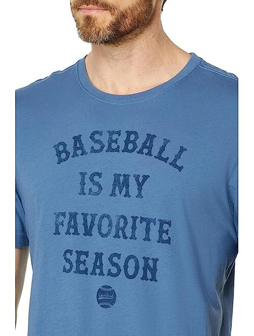 Life is Good Baseball is My Favorite Season Short Sleeve Crusher-Lite Tee