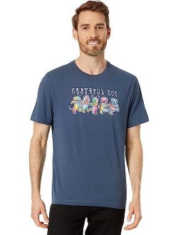 Life is Good Tie-Dye Grateful Dog Short Sleeve Crusher-Lite Tee