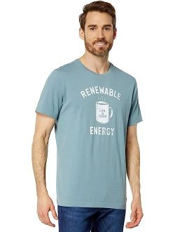 Life is Good Renewable Energy Mug Crusher-Lite Tee