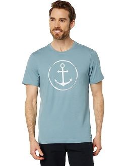 Life is Good Keep It Salty Anchor Short Sleeve Crusher-Lite Tee