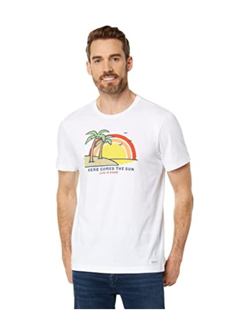 Life is Good Here Comes the Sun Crusher-Lite Tee