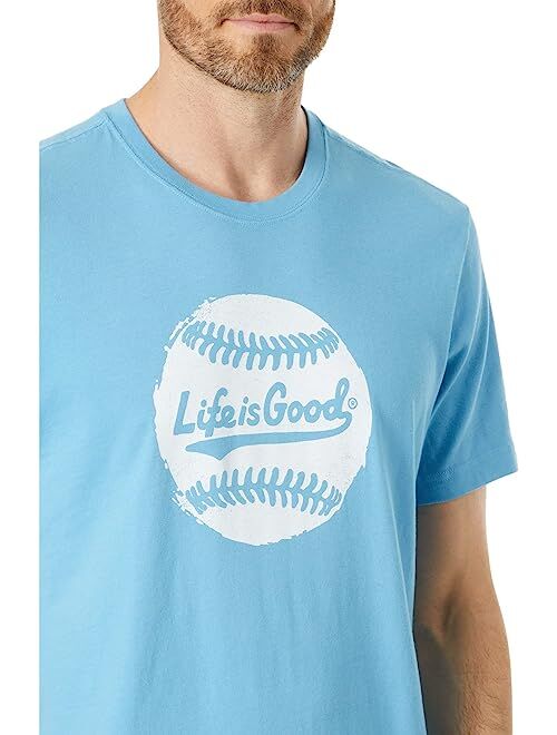 Life is Good LIG Rustic Baseball Short Sleeve Crusher Tee