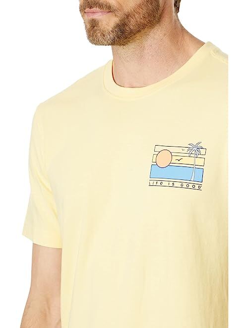 Life is Good Retro Palms Short Sleeve Crusher Tee