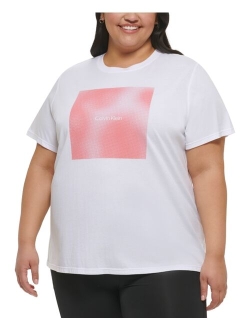 Performance Plus Size Crewneck Logo T-Shirt