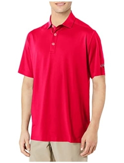 Callaway Men's Solid Micro Hex Performance Golf Polo Shirt with UPF 50 Protection (Size Small-3x Big & Tall)