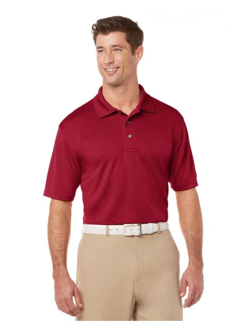 PGA TOUR Men's Airflux Solid Golf Polo Shirt