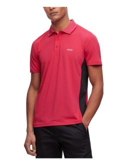 BOSS BY HUGO BOSS Men's Performance-Stretch Mesh Inserts Polo Shirt