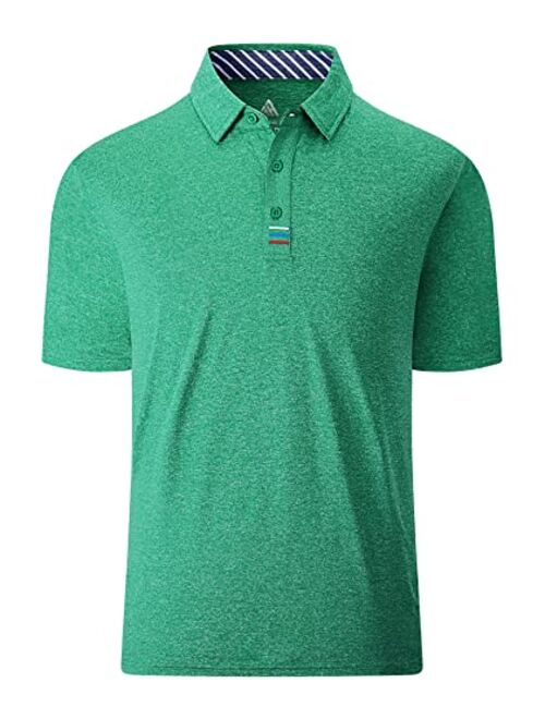 SCODI Polo Shirts for Men Casual Short Sleeve Golf Polo Athletic Daily Collared Shirt Tennis T-Shirt