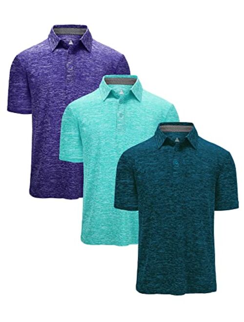 SCODI Polo Shirts for Men Casual Short Sleeve Golf Polo Athletic Daily Collared Shirt Tennis T-Shirt