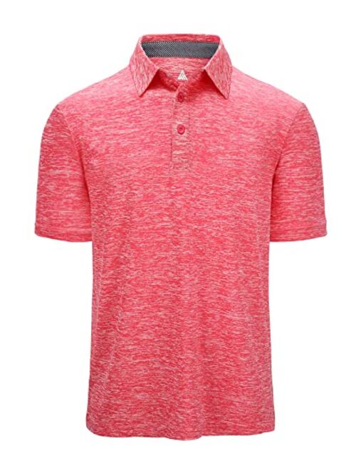 SCODI Polo Shirts for Men Casual Short Sleeve Golf Polo Athletic Daily Collared Shirt Tennis T-Shirt