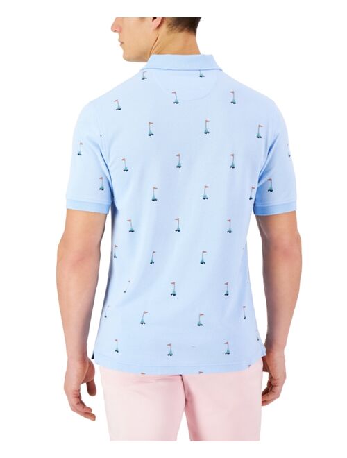 CLUB ROOM Men's Hole in One Golf Polo, Created For Macy's