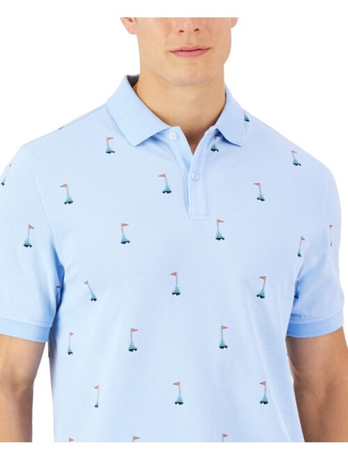 CLUB ROOM Men's Hole in One Golf Polo, Created For Macy's