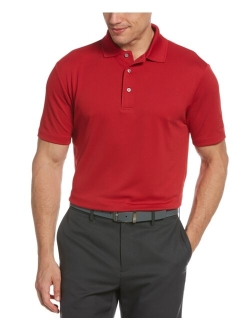 PGA TOUR Men's Big & Tall AirFlux Solid Mesh Golf Polo