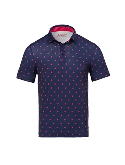 Royal & Awesome Flag Golf Shirts for Men, Mens Golf Shirt, Crazy Golf Shirts for Men, Funny Golf Polos for Men