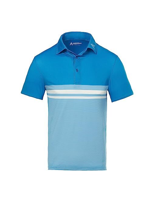 Royal & Awesome Flag Golf Shirts for Men, Mens Golf Shirt, Crazy Golf Shirts for Men, Funny Golf Polos for Men