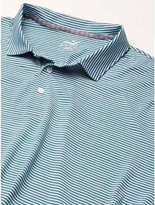 PUMA Men's Golf 2019 Caddie Stripe Polo