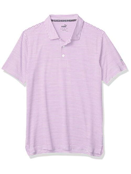 PUMA Men's Golf 2019 Caddie Stripe Polo