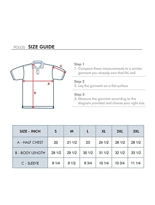 M Maelreg Men's Golf Polo Shirts Short Sleeve Striped Performance Moisture Wicking Dry Fit Golf Shirts for Men