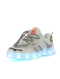 Wooowyet LED Light Up Shoes for Kids USB Charging Lights Sneakers Girls Boys Unisex